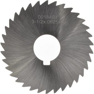 VALUE COLLECTION Slitting & Slotting Saw: 3-1/2" Dia, 1/16" Thick, 1" Arbor Hole, 34 Teeth, High Speed Steel OMSLK062534