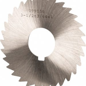 VALUE COLLECTION Slitting & Slotting Saw: 3-1/2" Dia, 3/64" Thick, 1" Arbor Hole, 34 Teeth, High Speed Steel OSPEC3704