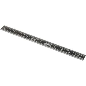 SPI Steel Rule: 6" OAL, 3R Graduation, Flexible, 1/2" OAW 13-910-5