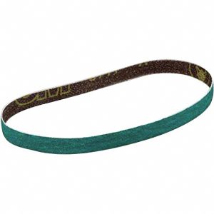 3M Abrasive Belt: 1" Wide, 18" OAL, 60 Grit, Alumina Zirconia 7010308482