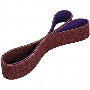 3M Abrasive Belt: 1/2" Wide, 24" OAL, Aluminum Oxide 7000121139