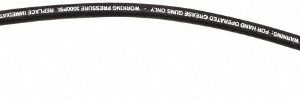 PRO-LUBE 12" Long, 3,500 psi Operating Pressure, Thermoplastic Grease Gun Hose GHC-12Y/SW/N