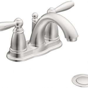 MOEN Lever Handle, Residential Bathroom Faucet 6610
