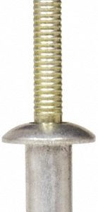 RIVETKING Structural with Locking Stem Blind Rivet: Size 86, Dome Head, Stainless Steel Body, Stainless Steel Mandrel FBF86/TB/P100