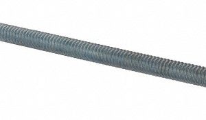BIG BOLT CORPORATION Hex Head Cap Screw: 1/4-20, 6" Length Under Head, Grade 5 Steel, Zinc Finish 14206FT5ZDOM