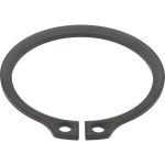 VALUE COLLECTION External Snap Retaining Ring: 1.468" Groove Dia, 1-9/16" Shaft Dia, Spring Steel, Phosphate Finish 79529616