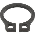 VALUE COLLECTION External Snap Retaining Ring: 0.23" Groove Dia, 1/4" Shaft Dia, Spring Steel, Phosphate Finish 79529632