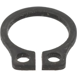 VALUE COLLECTION External Snap Retaining Ring: 0.23" Groove Dia, 1/4" Shaft Dia, Spring Steel, Phosphate Finish 79529632