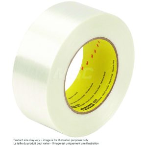 SCOTCH Filament & Strapping Tape; Type: Industrial Tape ; Color: Transparent ; Width (mm - 2 Decimals): 48 ; Thickness (mil): 6 ; Tape Number: 893 ; Length (Meters): 55 7000028932