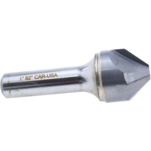 HERTEL Countersink: 1" Head Dia, 82.00 deg Included Angle, 4 Flute, Solid Carbide, Right Hand Cut 334-010060