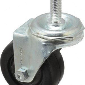 SHEPHERD 3" Diam x 1-1/4" Wide x 4-1/8" OAH Stem Mount Swivel Caster 200319