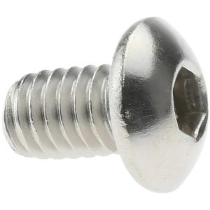 VALUE COLLECTION Button Socket Cap Screw: Stainless Steel, Uncoated MABS0040006CP