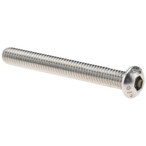 VALUE COLLECTION Button Socket Cap Screw: Stainless Steel, Uncoated BHS7X06050-025BX