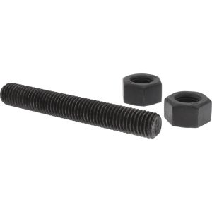 VALUE COLLECTION 5/8-11, 4-1/2" Long, Uncoated, Steel, Fully Threaded Stud with Nut K74000182