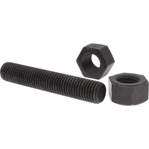 VALUE COLLECTION 3/4-10, 4-1/4" Long, Uncoated, Steel, Fully Threaded Stud with Nut K74000117