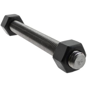 VALUE COLLECTION 3/4-10, 6-3/4" Long, Uncoated, Steel, Fully Threaded Stud with Nut K74000131