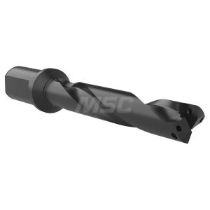 ALLIED MACHINE AND ENGINEERING Indexable Spade Drill: 31/32 to 1-3/8" Dia, 5-3/8" Max Depth, Helical Flute 23020H-125F