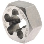 VALUE COLLECTION Hex Rethreading Die: 1/2-32, Right Hand, Carbon Steel 365-1045