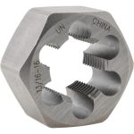 VALUE COLLECTION Hex Rethreading Die: 13/16-16, Right Hand, Carbon Steel 365-1063