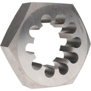 VALUE COLLECTION Hex Rethreading Die: 2-1/2-16, Right Hand, Carbon Steel 365-2327