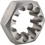 VALUE COLLECTION Hex Rethreading Die: 2-1/4-16, Right Hand, Carbon Steel 365-2167