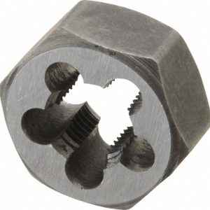VALUE COLLECTION Hex Rethreading Die: 7/16-24, Right Hand, Carbon Steel 365-1032