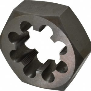 VALUE COLLECTION Hex Rethreading Die: 2-12, Left Hand, Carbon Steel 366-1341