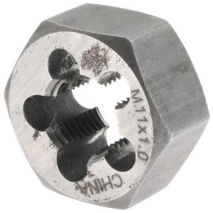 VALUE COLLECTION Hex Rethreading Die: M11x1, Right Hand, Carbon Steel 364-0111