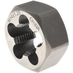 VALUE COLLECTION Hex Rethreading Die: M14x1.25, Right Hand, Carbon Steel 364-0142