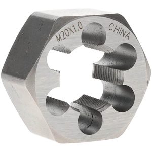 VALUE COLLECTION Hex Rethreading Die: M20x1, Right Hand, Carbon Steel 364-0201