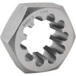 VALUE COLLECTION Hex Rethreading Die: M48x1.5, Right Hand, Carbon Steel 364-0482