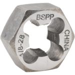 VALUE COLLECTION 1/8-28 BSPP x 1-1/16" OD Hex Pipe Die 365-2708