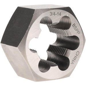 VALUE COLLECTION 3/4-14 BSPP x 2" OD Hex Pipe Die 365-2748
