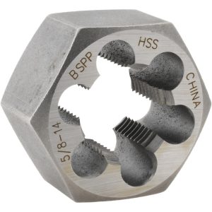 VALUE COLLECTION 5/8-14 BSPP x 1-5/8" Hex Hex Pipe Die 365-2740