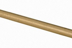 K&S ENGINEERING 9/16" Outside Dia x 12" Long, Yellow Brass Round Tube 8141
