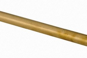 K&S ENGINEERING 5/8" Outside Dia x 12" Long, Yellow Brass Round Tube 8143