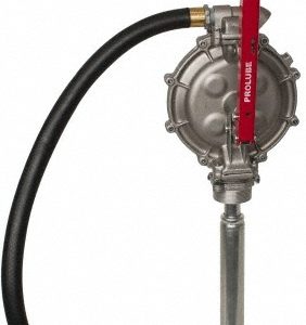PRO-LUBE 5 Strokes per Gal, 1/2" Outlet, Aluminum & Stainless Steel Hand Operated Transfer Pump DPP/1