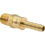 DIXON VALVE & COUPLING Barbed Hose Fitting: 1/4" x 1/4" ID Hose, Male Connector 1030404C