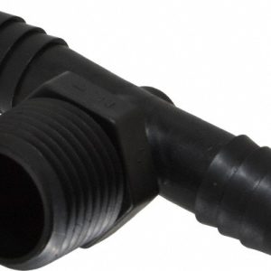 NEWAGE INDUSTRIES Barbed Tube Tee: 1/2" Barbs, 1/2" NPT 5014338