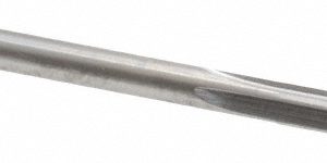 HERTEL Chucking Reamer: #15, 2-3/4" OAL, 7/8" Flute Length, Straight, Straight-Cylindrical, Solid Carbide 79890539