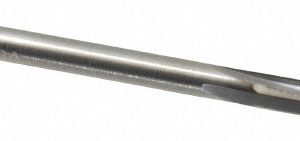 HERTEL Chucking Reamer: #24, 2-1/2" OAL, 3/4" Flute Length, Straight, Straight-Cylindrical, Solid Carbide 79890612