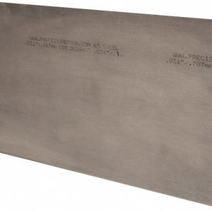 PRECISION BRAND Shim Stock: 0.031'' Thick, 18'' Long, 6" Wide, 1008/1010 Low Carbon Steel 16915
