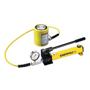 ENERPAC 50 Ton Capacity, Cylinder No. RCS-502, Manual Hydraulic Pump & Cylinder Set SCL502H