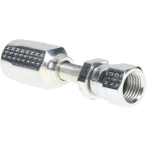 PARKER Hydraulic Hose Female Swivel Fitting: 0.188" ID, 4 mm, 7/16-20 20620-4-4