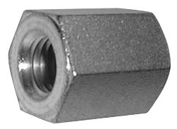 COUPLING NUT SUPPLY M10x1.50 Metric Coarse, 1-1/2" OAL Stainless Steel Standard Coupling Nut 204596