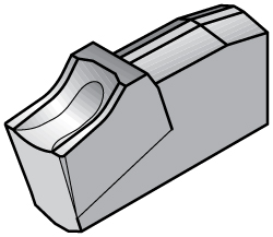 KENNAMETAL Cutoff Insert: A2050N00CR03 KC5025, Carbide, 5 mm Cutting Width 1793811