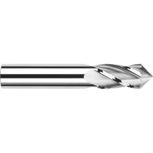 HARVEY TOOL Drill Mill: 1/2" Dia, 1" LOC, 4 Flutes, 82 &deg; Point, Solid Carbide 26532