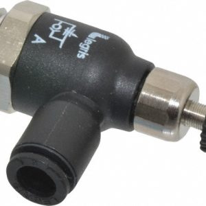 LEGRIS Air Flow Control Valve: Compact Meter Out Flow Control, Tube x BSPP, 6mm Tube OD 7060 06 13