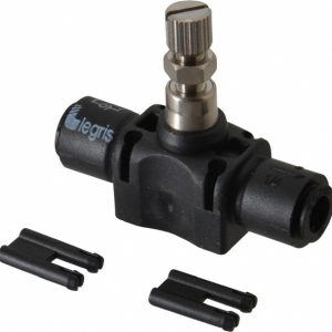LEGRIS Air Flow Control Valve: In-Line, Tube, 1/4" Tube OD, 145 Max psi 7770 56 00