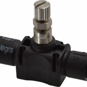LEGRIS Air Flow Control Valve: In-Line, Tube, 6mm Tube OD, 145 Max psi 7770 06 00